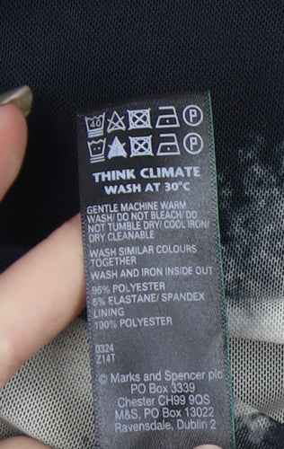 Marks and Spencer Women's Black Tie Dye Sleeveless Dress