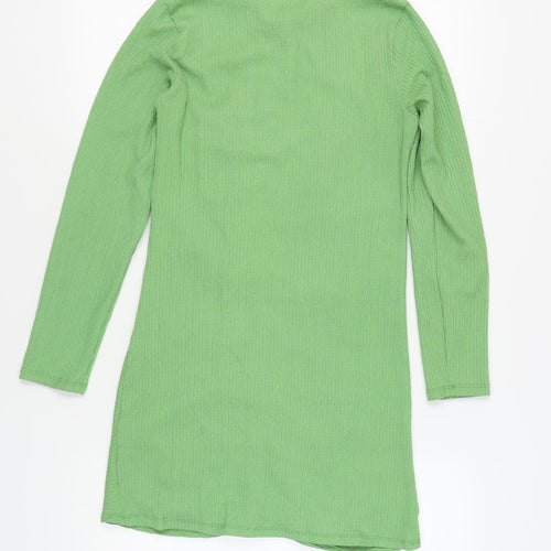 Monki Green Shirt Dress for Women, Size 12