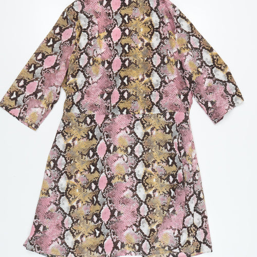 Blue Vanilla Women's Multicoloured XL Wrap Dress