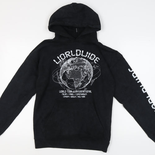 PrettyLittleThing Women's Black XS Graphic Hoodie