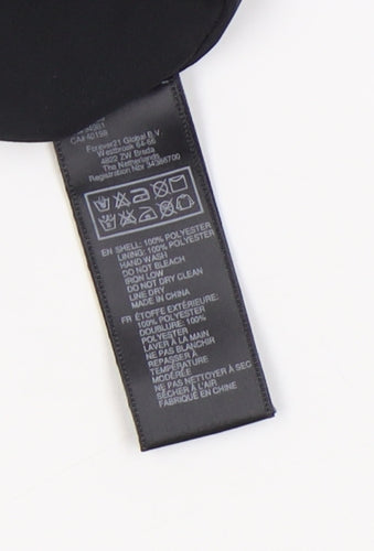 Forever 21 Women's Black Midi Asymmetric Skirt, Size S