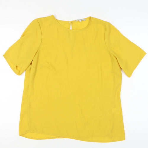 Pebble Bay Women’s Yellow Blouse, Size 12