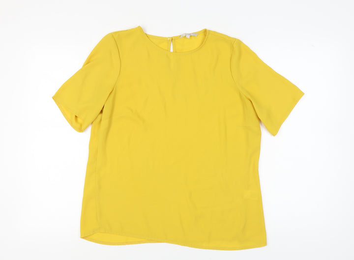 Pebble Bay Women’s Yellow Blouse, Size 12