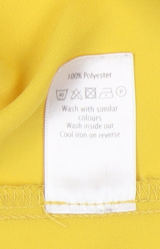 Pebble Bay Women’s Yellow Blouse, Size 12