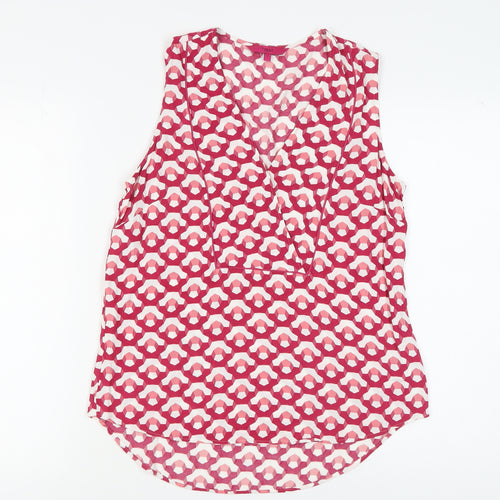 Next Women's Multicoloured Geometric Wrap Blouse