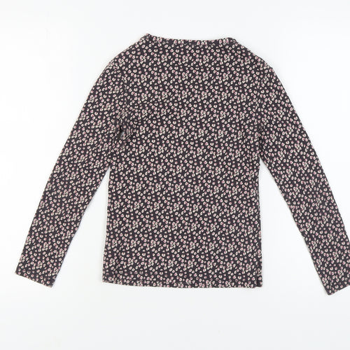 Next Girls Multicoloured Floral Long Sleeve Top, Size 11 Years