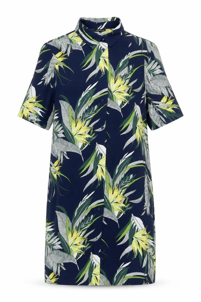 Warehouse Women's Multicoloured Floral Shirt Dress Size 10