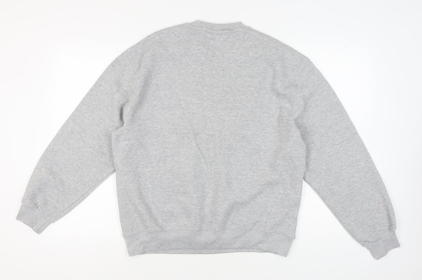 Pull&Bear Unisex Grey Pullover Sweatshirt L Regular