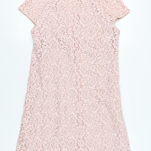 Zara Woman Pink Lace Shift Dress - Women, S, Party