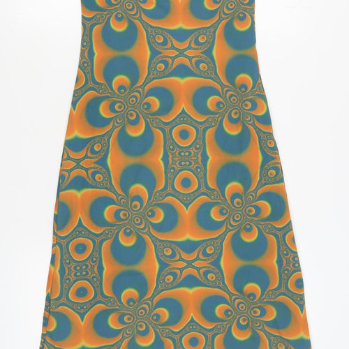 Pull & Bear Women's M Multicoloured Geometric Dress