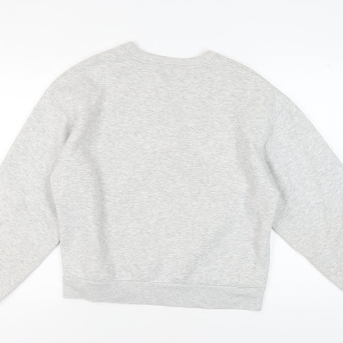 ASOS Design Women's Grey Pullover Sweatshirt Size 8