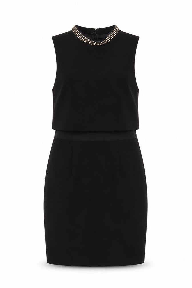 Asos Women's Black Sheath Dress, Size 10, Party Perfect