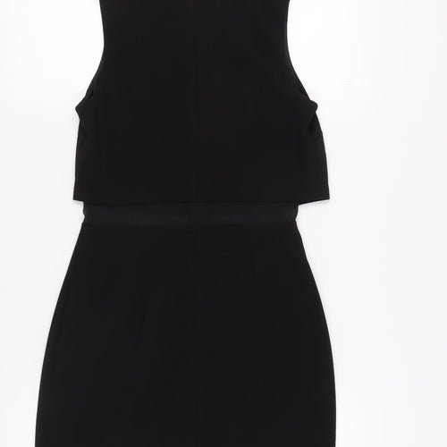 Asos Women's Black Sheath Dress, Size 10, Party Perfect