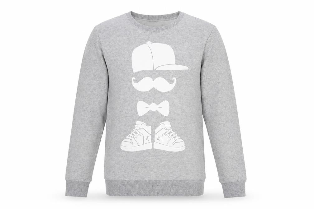 River Island Girls Grey Graphic Print Sweatshirt 11-12 Years