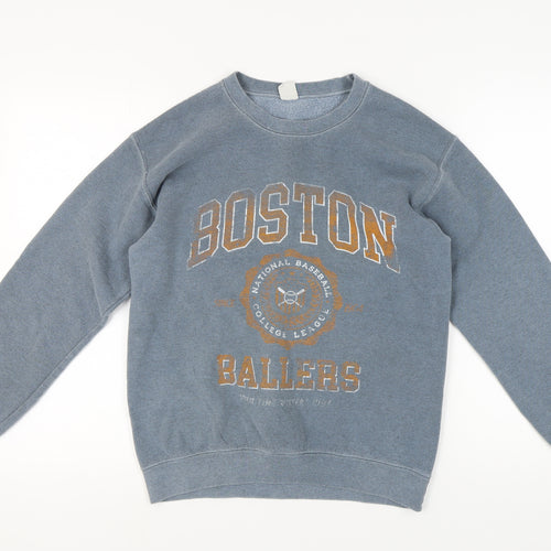 Urban Outfitters Blue Unisex XS Pullover Sweatshirt