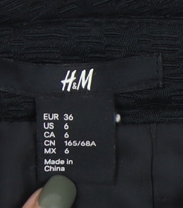H&M Women's Black Pencil Skirt, Size 8, Workwear Style