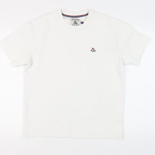 Galt Sand Men's White Crew Neck Tee M
