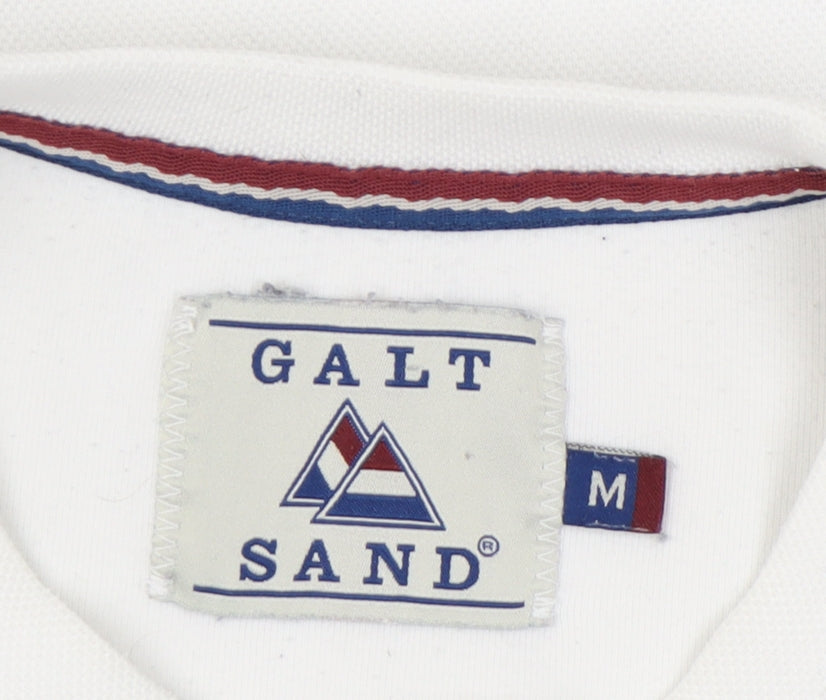 Galt Sand Men's White Crew Neck Tee M