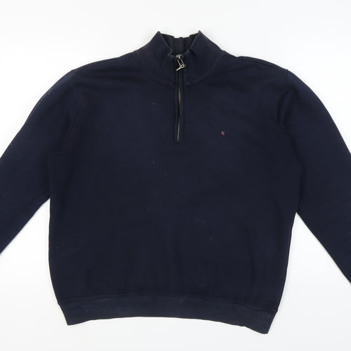 Redgreen Blue Men's L 1/4 Zip Sweatshirt Casual Style