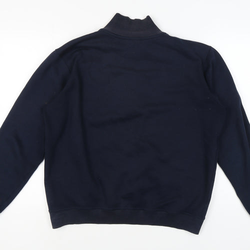 Redgreen Blue Men's L 1/4 Zip Sweatshirt Casual Style