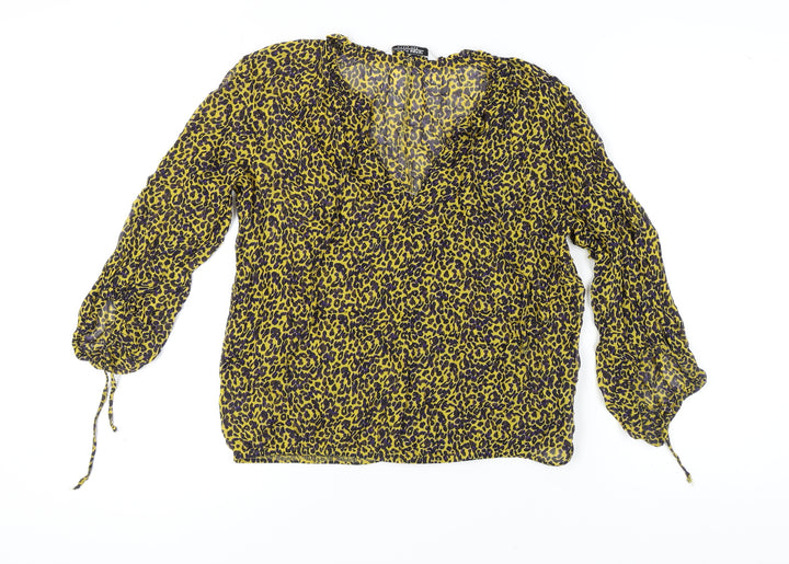Summum Woman Animal Print Blouse for Women, Size 12