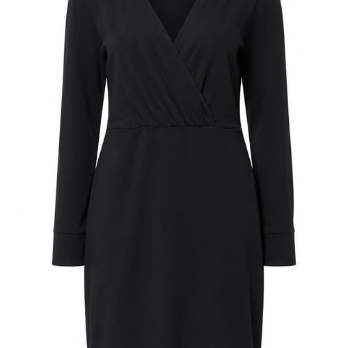 H&M Black Wrap Dress for Women, Size S - Party/Cocktail
