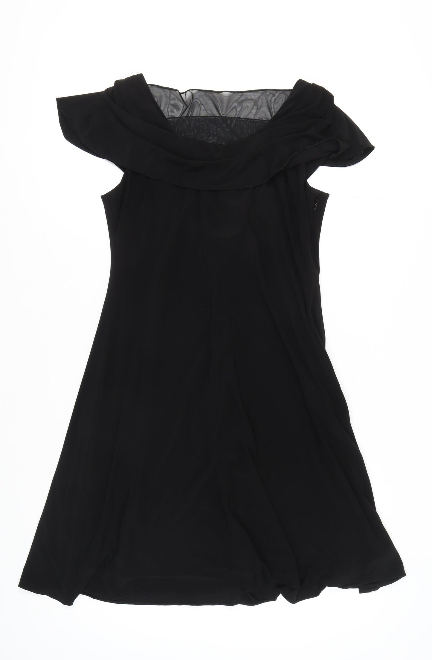 Patra Women's Black Size 12 Sleeveless Jersey Dress