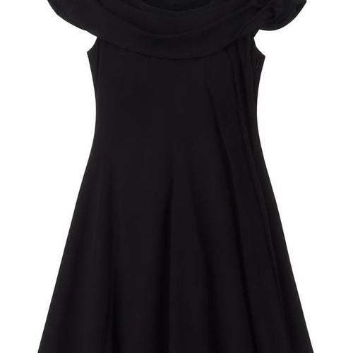 Patra Women's Black Size 12 Sleeveless Jersey Dress