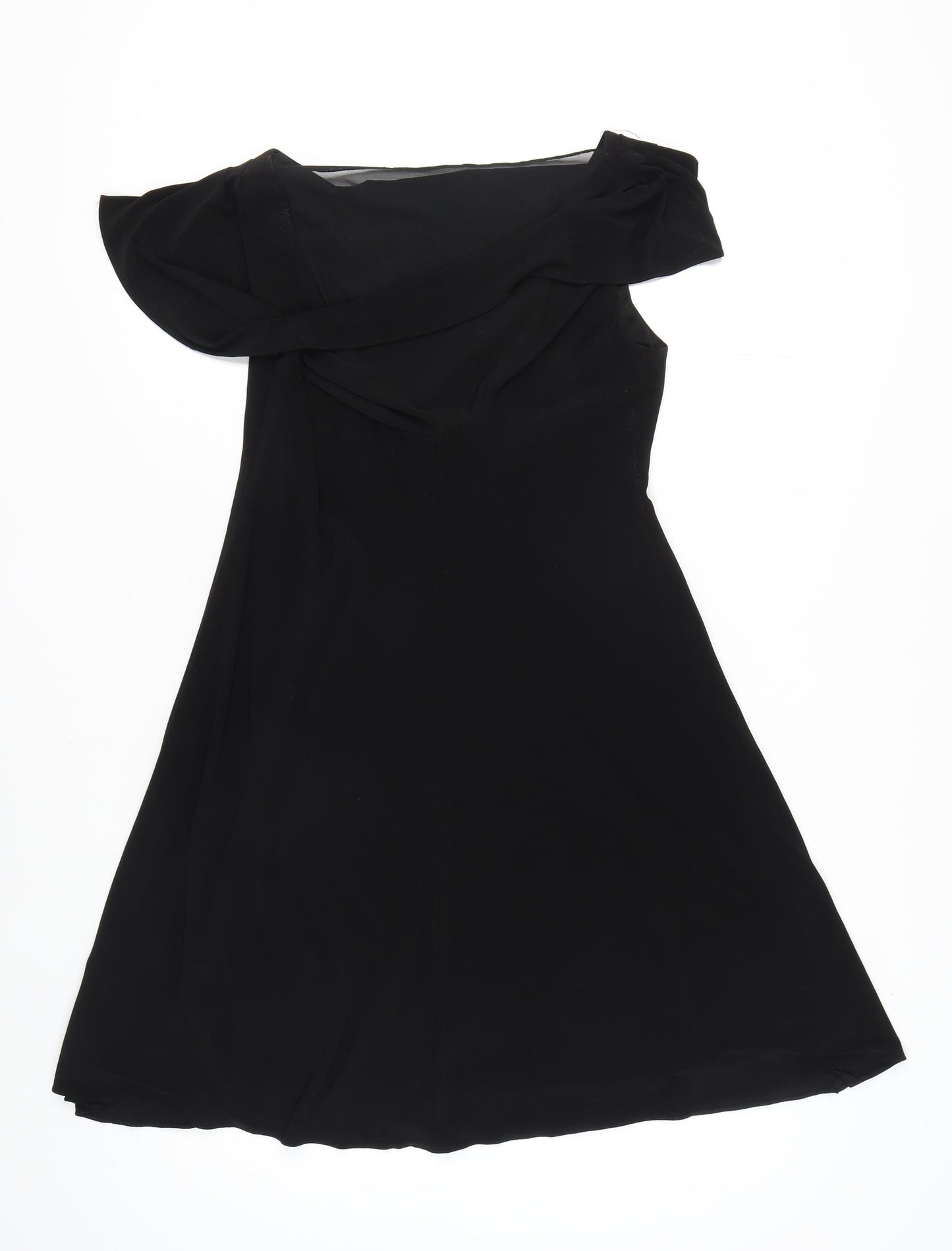 Patra Women's Black Size 12 Sleeveless Jersey Dress