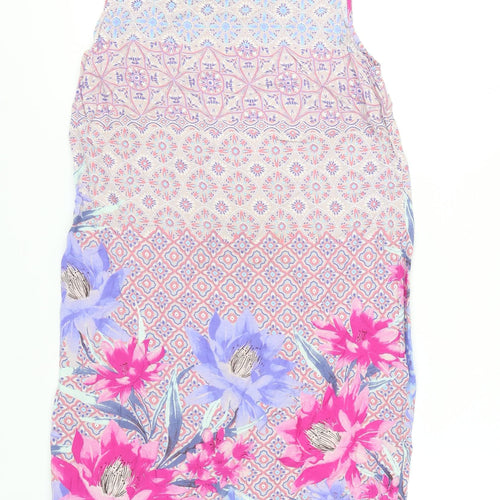 M&Co Women's Multicoloured Floral Dress, Size 12