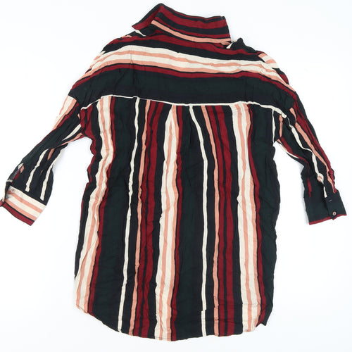 Stradivarius Women's Multicoloured Striped Blouse, Size S