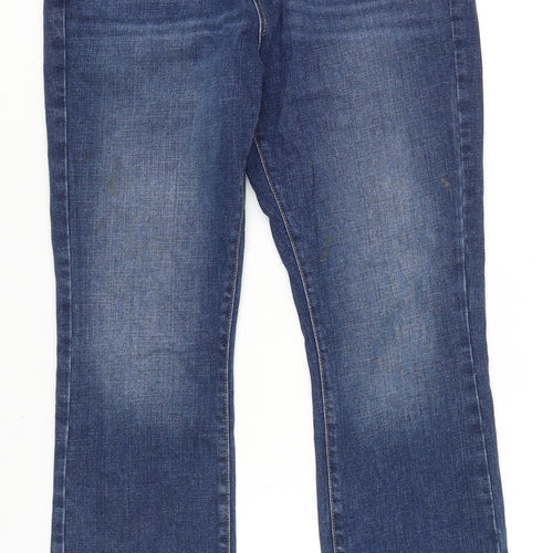Marks and Spencer Women's Blue Straight Jeans Size 12