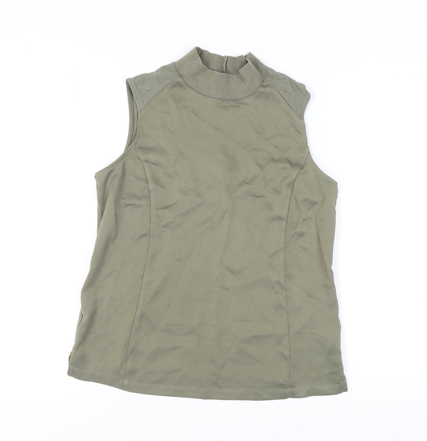 Marks and Spencer Women's Green Sleeveless Tank Top