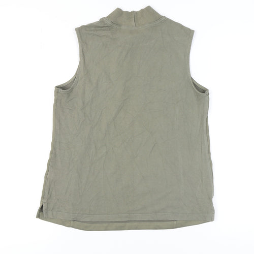 Marks and Spencer Women's Green Sleeveless Tank Top