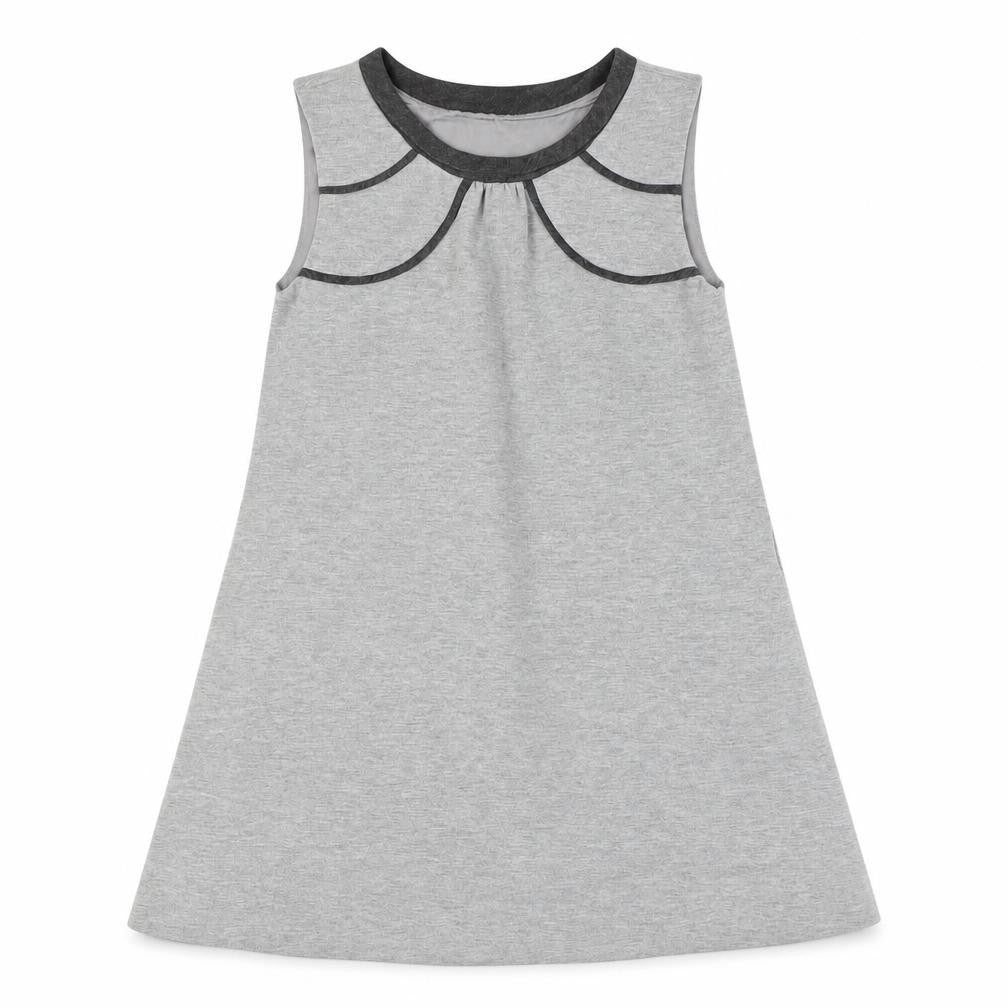 Zara Girls Grey Shift Dress Sleeveless 11-12 Years
