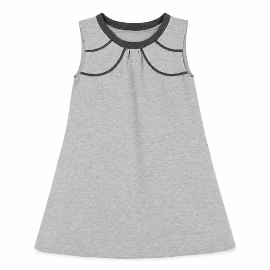 Zara Girls Grey Shift Dress Sleeveless 11-12 Years