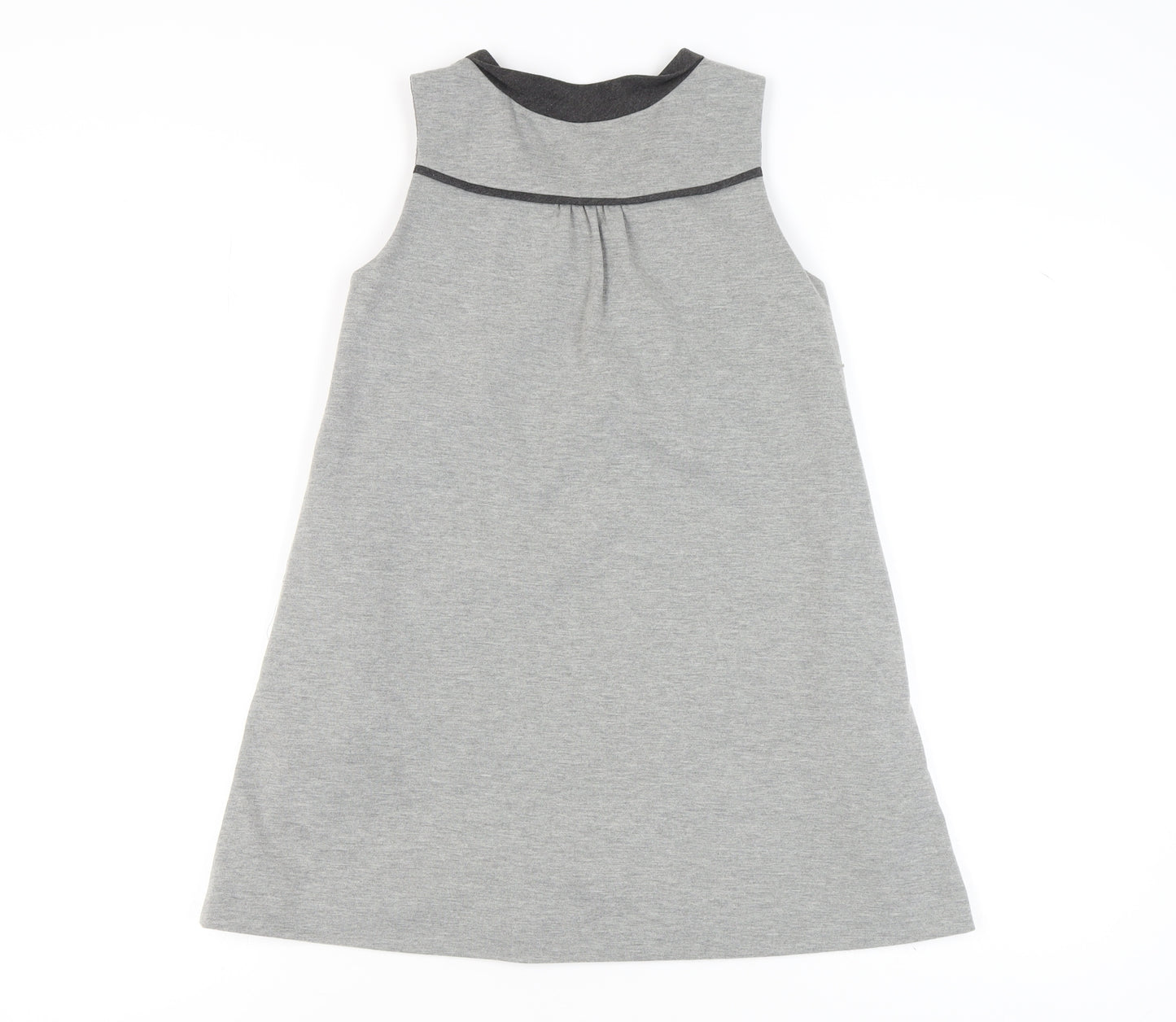 Zara Girls Grey Shift Dress Sleeveless 11-12 Years