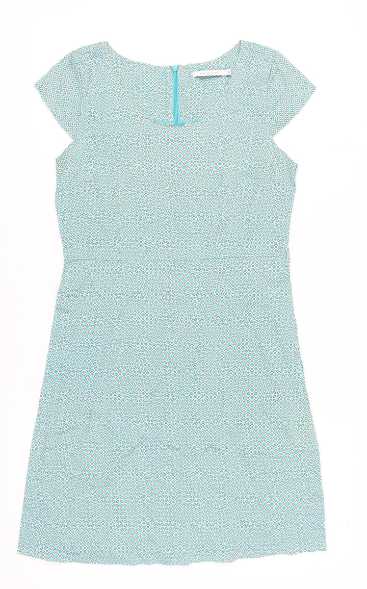 Lola & Liza Women's Blue Floral Shift Dress Size 12