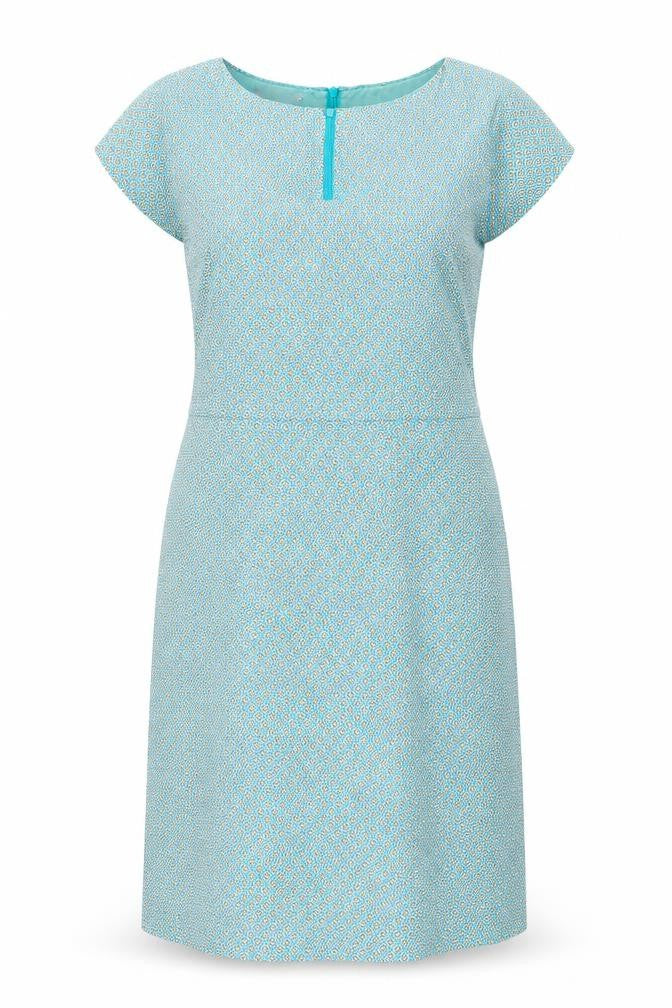 Lola & Liza Women's Blue Floral Shift Dress Size 12