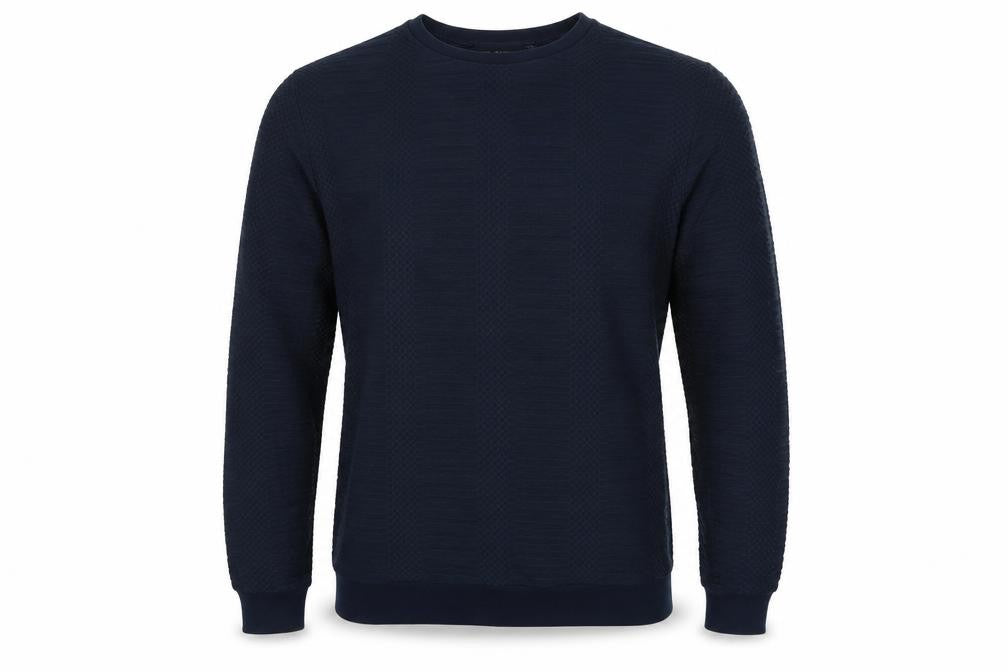 Front view of Topman Men's Blue Long Sleeve Casual Shirt L
