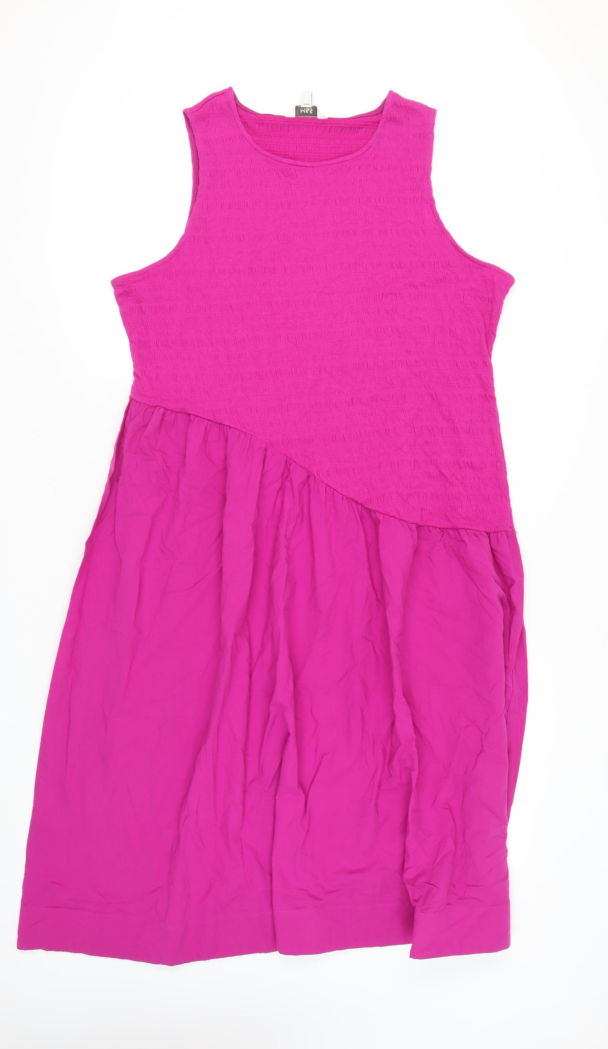 Marks and Spencer Women's Pink Sleeveless Dress – Preworn