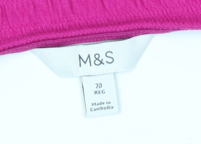 Marks and Spencer Women's Pink Sleeveless Dress