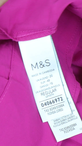 Marks and Spencer Women's Pink Sleeveless Dress