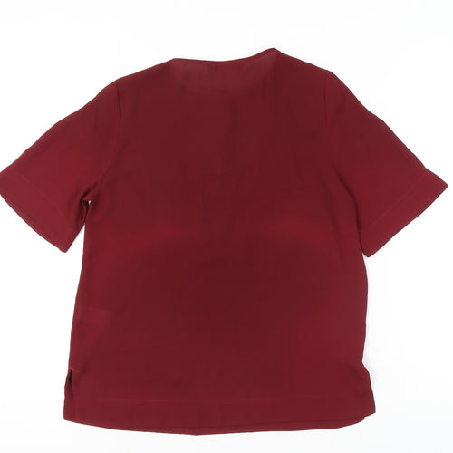 Marks and Spencer Women's Red Top, Size 8