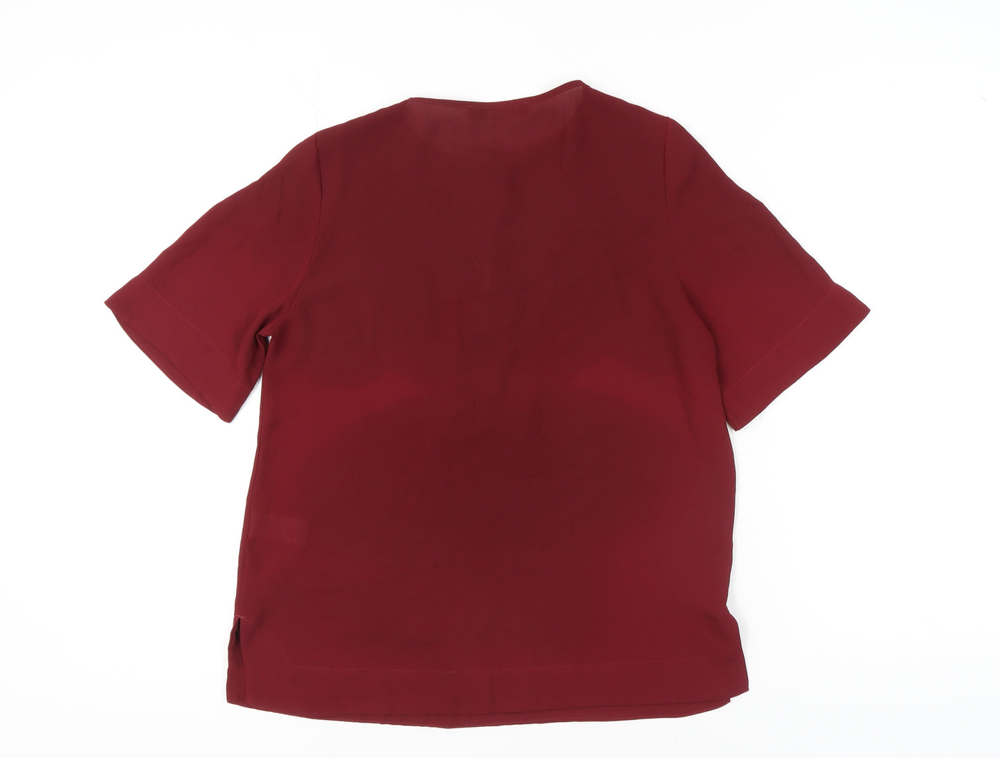Marks and Spencer Women's Red Top, Size 8