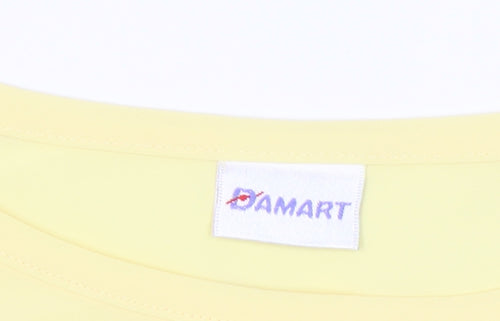 Damart Women's Yellow Tank Top, Size 18, Casual Sleeveless