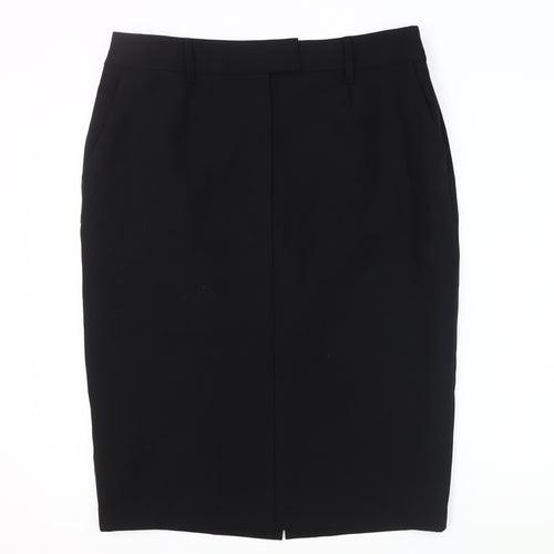 Marks and Spencer Women's Black Pencil Skirt Size 16
