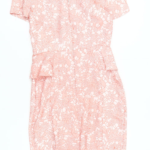 New Look Women Pink Floral Dress Size 6
