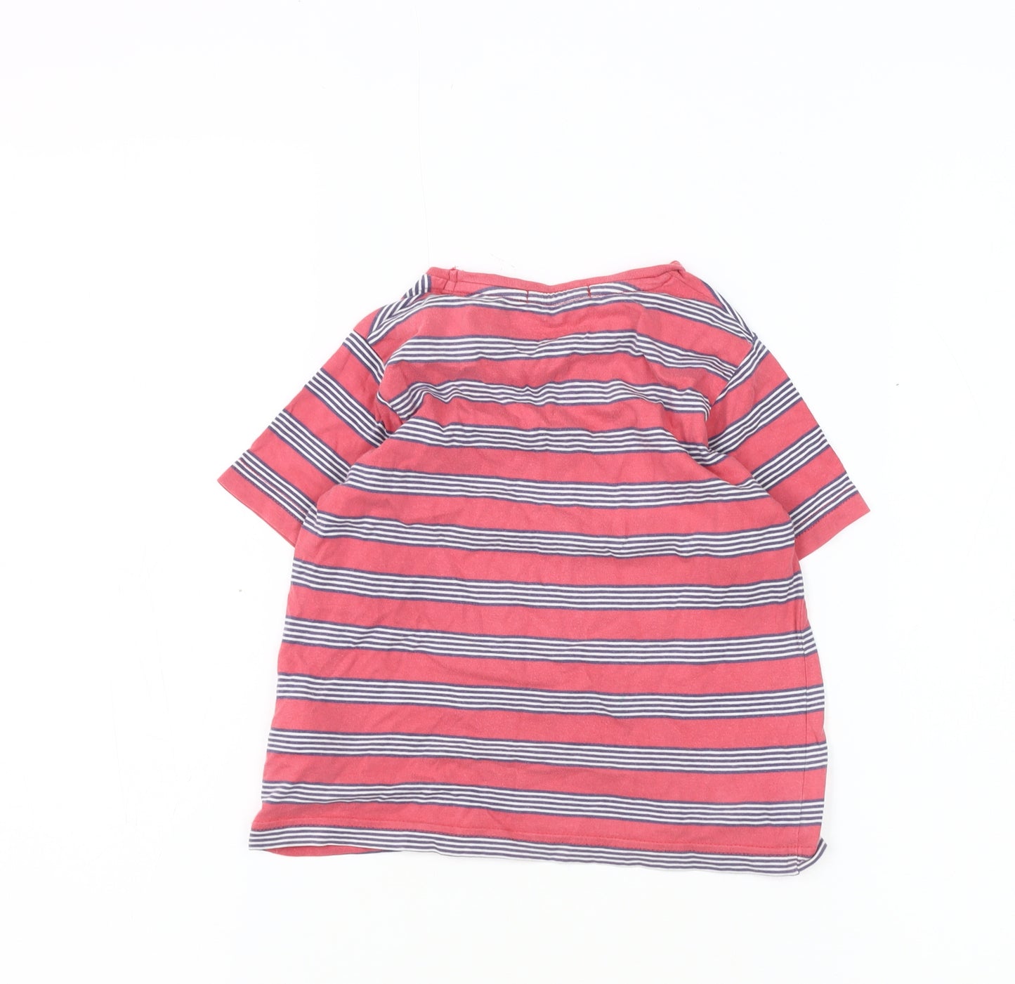 Marks and Spencer Boys Striped T-Shirt 2-3 Years Multicoloured