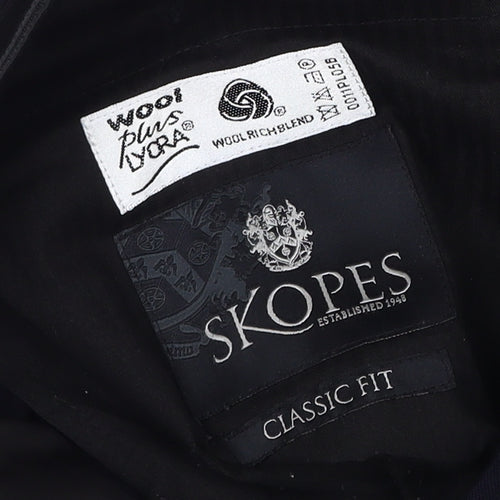 Skopes Men's Navy Classic Fit Dress Trousers 38L